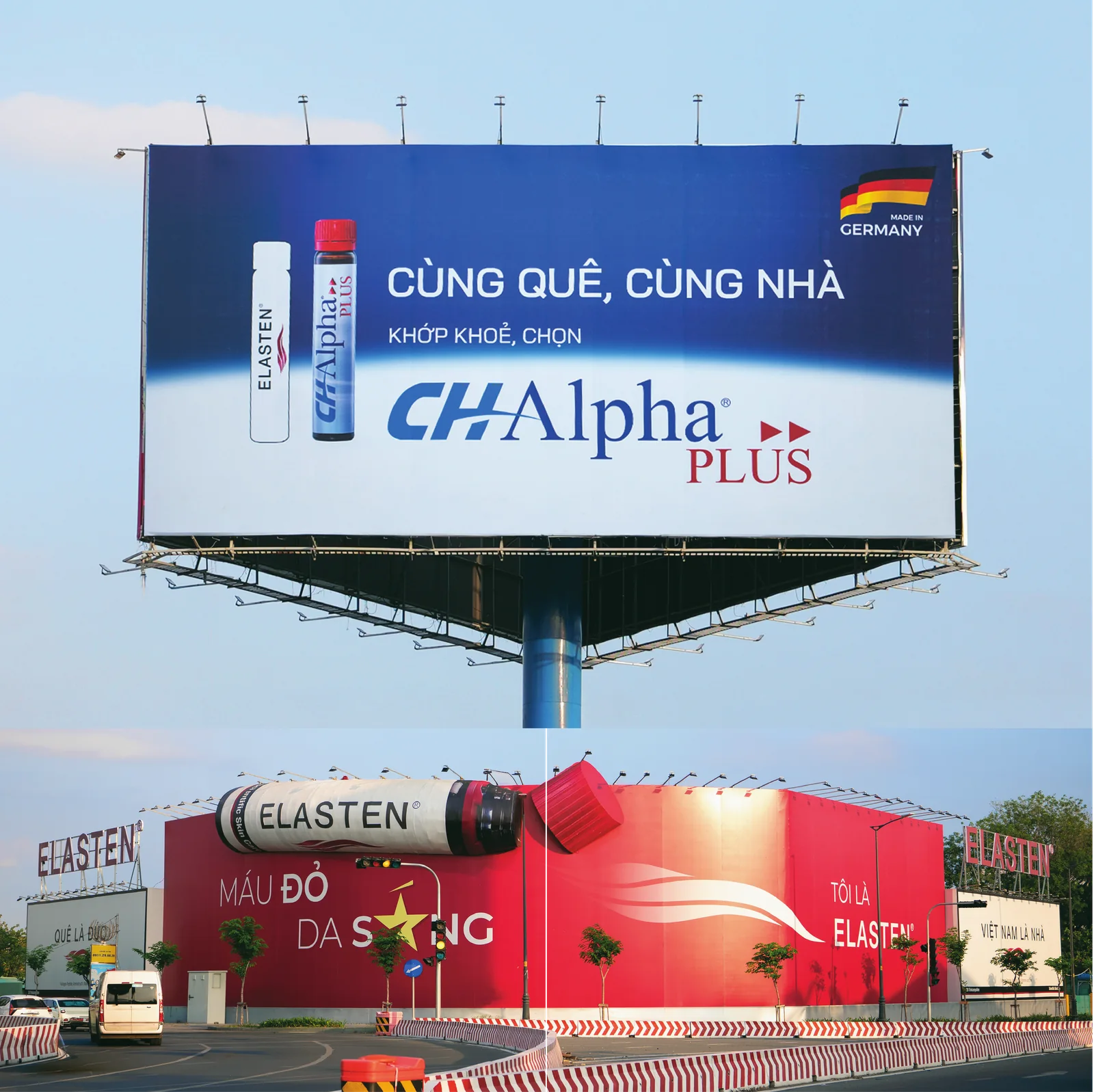 Billboard CH-Alpha Plus và Elasten tại Tân Sơn Nhất
